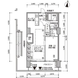 東雲キャナルコートＣＯＤＡＮ１７号棟の物件間取画像